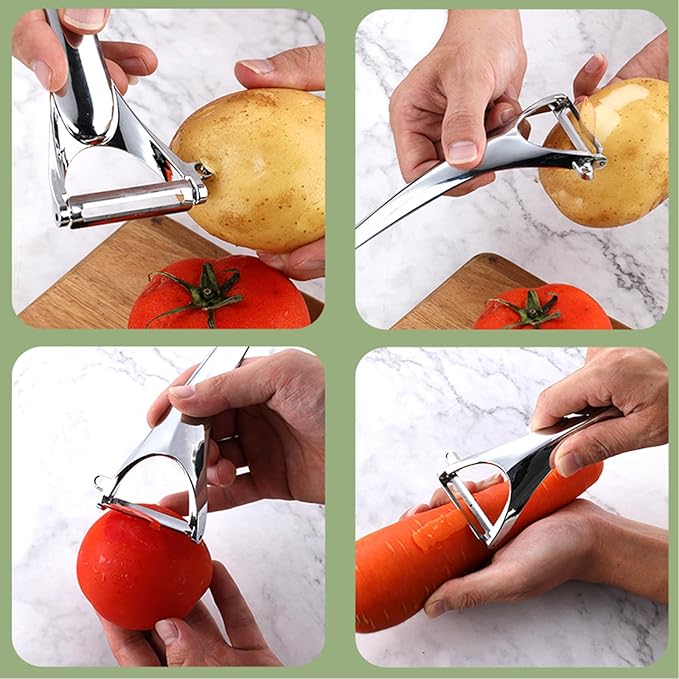 Vegetable Peeler Fruit Apple Potatoes Carrot Veggie Stainless Steel Peelers - Image 4