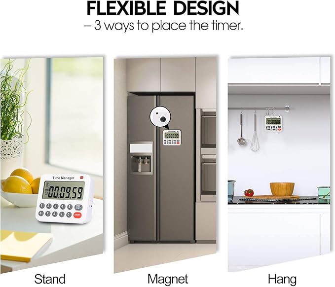 AIMILAR Magnetic Digital Kitchen Timer - Image 7