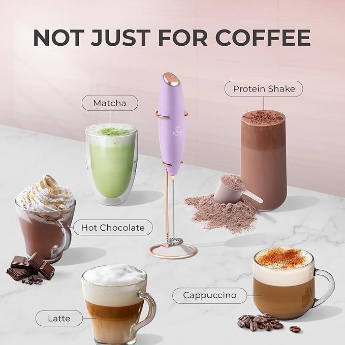 Zulay Kitchen Powerful Milk Frother Wand - Image 3
