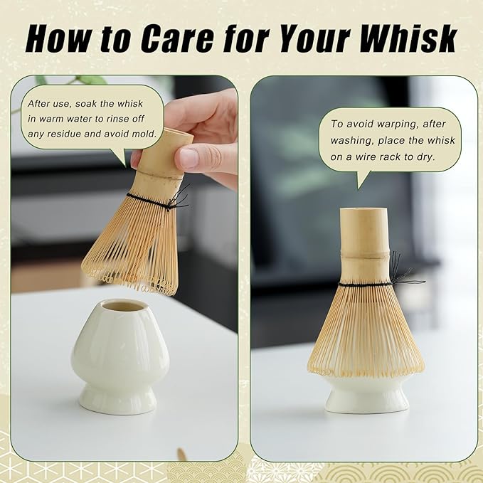 Clay&Fire Matcha Whisk Set, Ceramic Matcha Set, Matcha Bowl - Image 9