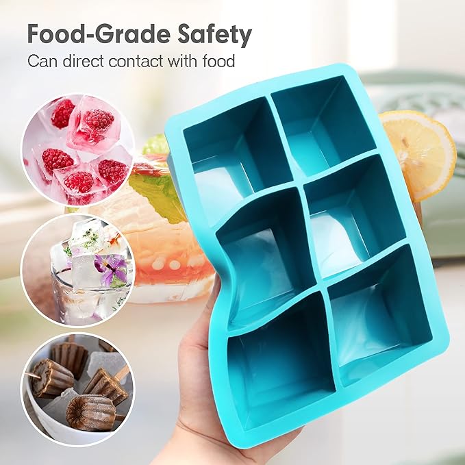 Excnorm Silicone Ice Cube Trays 3 Pack - Image 4