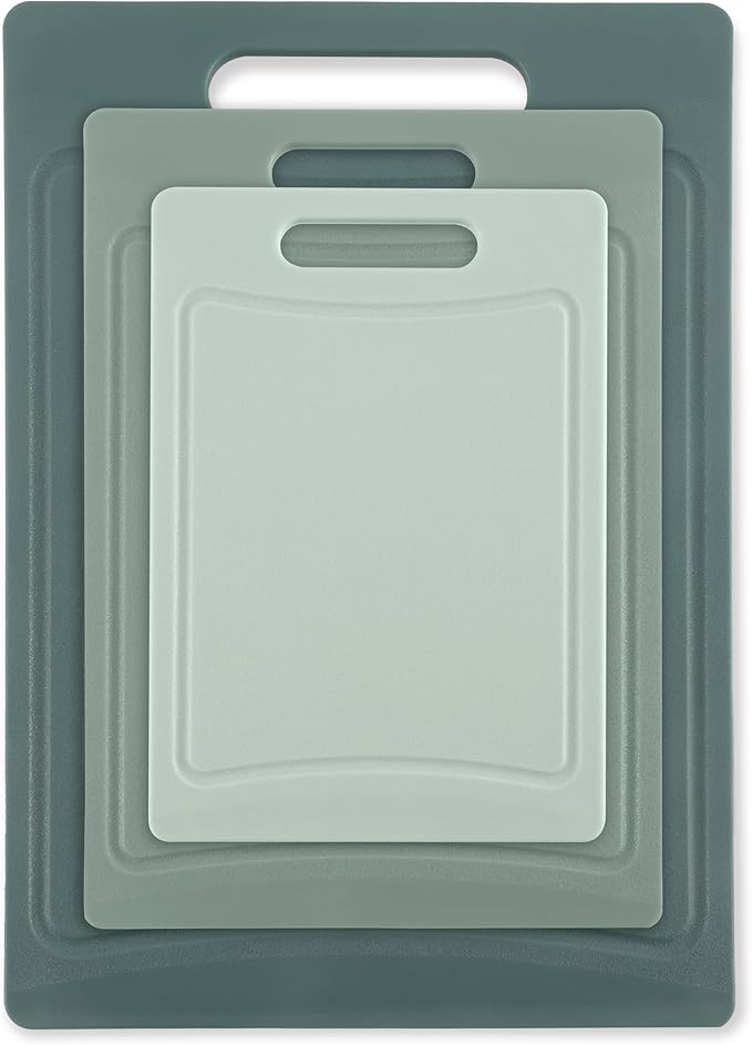 COOK WITH COLOR Non-Slip Cutting Board Set – Kitchen Essentials with Easy Grip - Image 7
