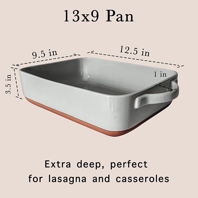 Mora 9x13in Deep Porcelain Baking Dish - Image 2