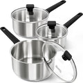 MICHELANGELO Stainless Steel Sauce Pan by Michelangelo