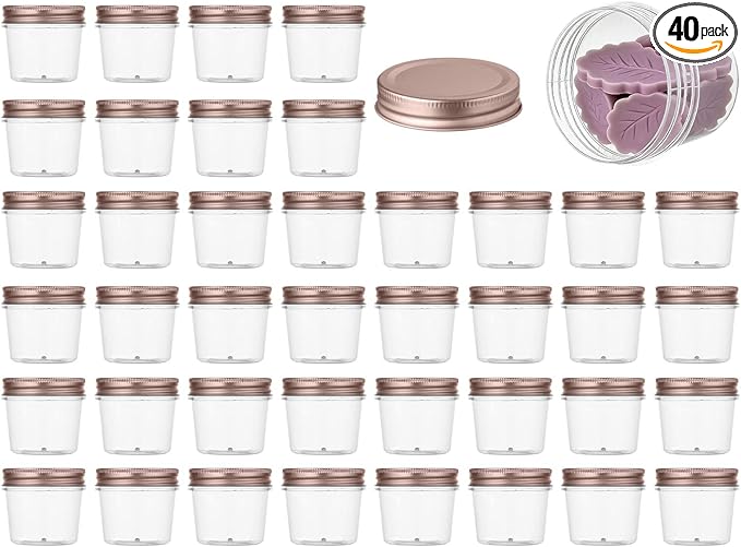 novelinks 4 oz Small Plastic Jars by novelinks