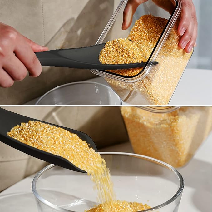 VOVOLY Cooking Spoon for Nonstick Cookingwares, Silicone Spatula Spoon for - Image 5
