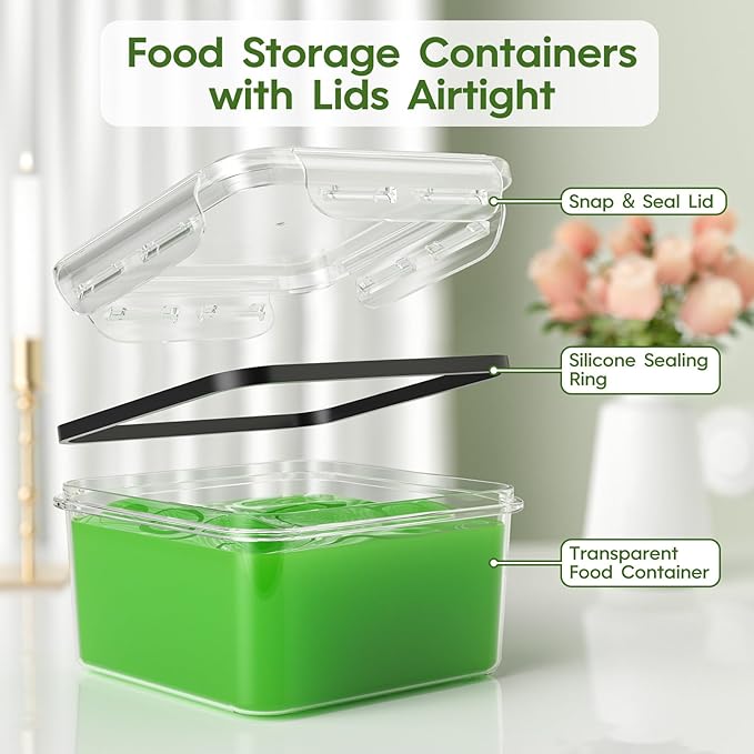 KEMETHY 50-Piece Food Storage Containers - Image 5