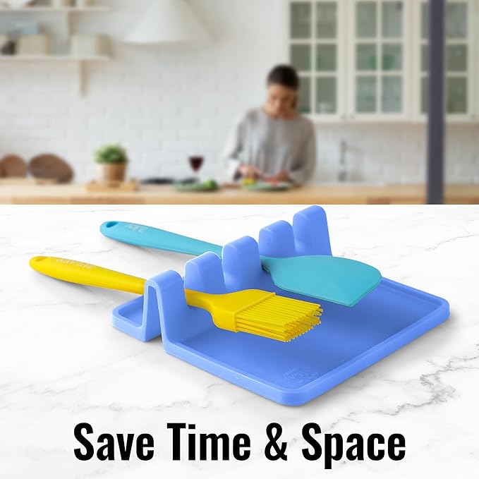 Zulay Kitchen Silicone Utensil Rest - Image 7