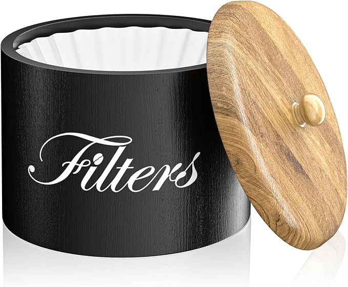 Wooden Coffee Filter Holder by APOIMNA