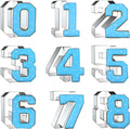Number Cookie Cutter Set 3 Inch by Xzhloym