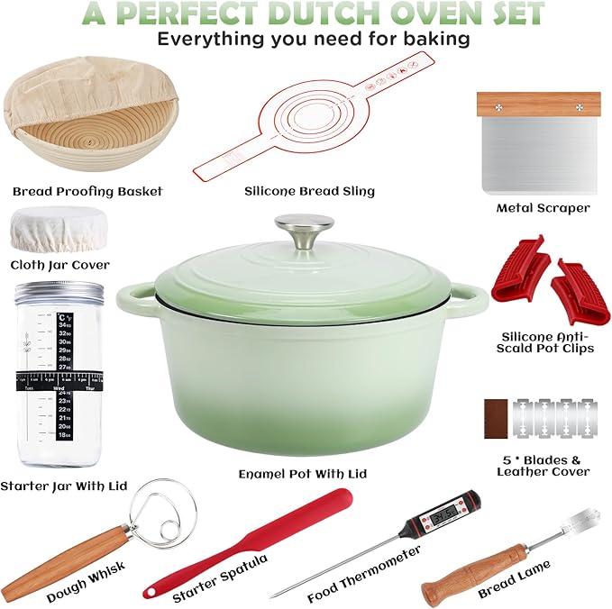 Enameled Cast Iron Dutch Oven Pot - Image 2