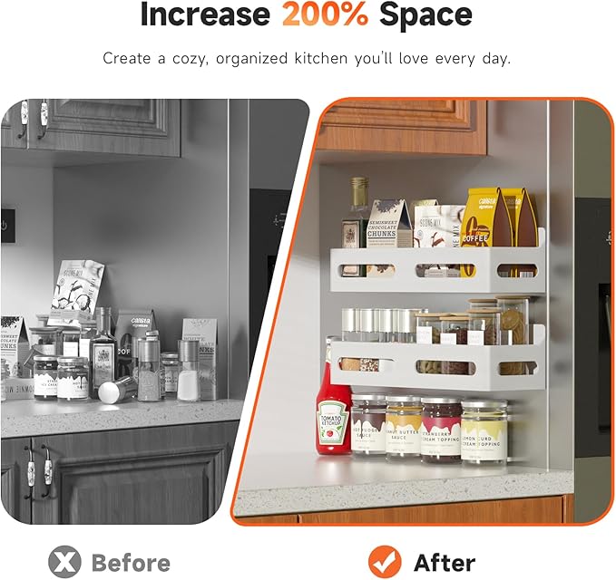 Sevenblue 2 Pack Strong Magnetic Spice Rack - Image 3