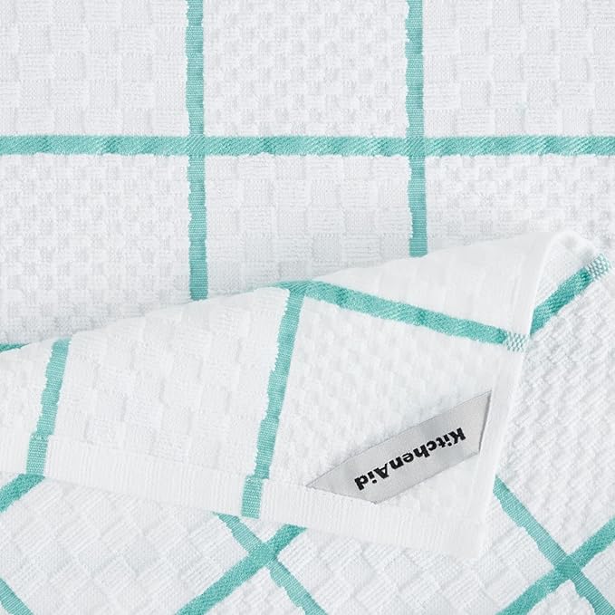 KITCHENAID Quilted Cotton Terry Cloth Oven Mitt, Pot Holder, Kitchen Towel - Image 9
