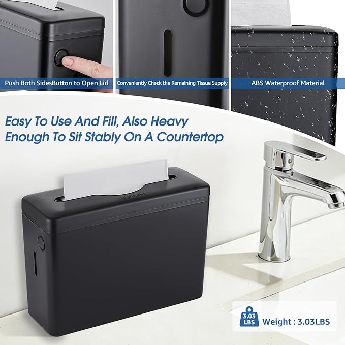 Countertop Paper Towel Dispenser, Large Capacity, Non-Slip Base, Compatible - Image 6