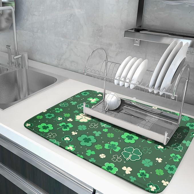 Happy St. Patrick's Day Dish Drying Mat - Image 5