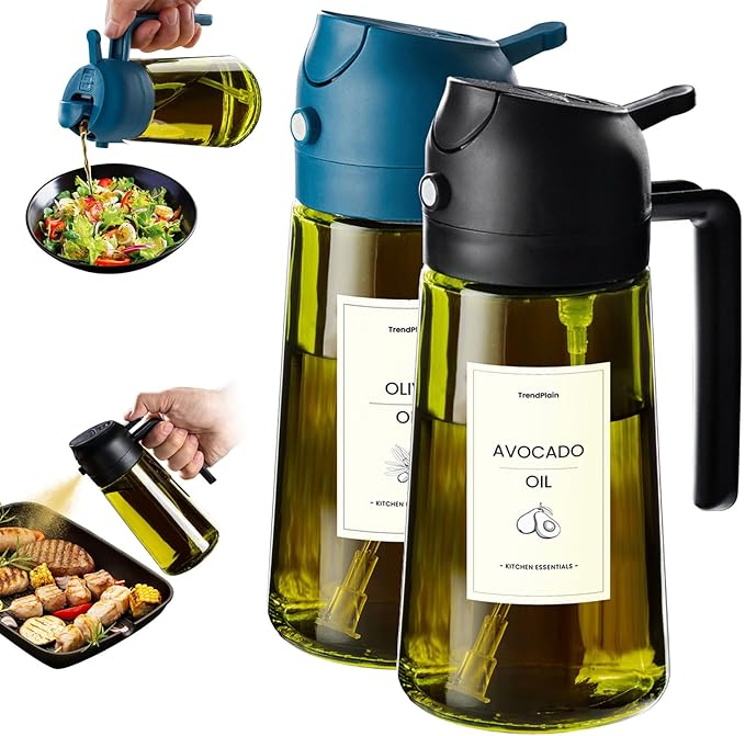 TrendPlain - Original 16oz/470ml Olive Oil Dispenser Bottle by TrendPlain