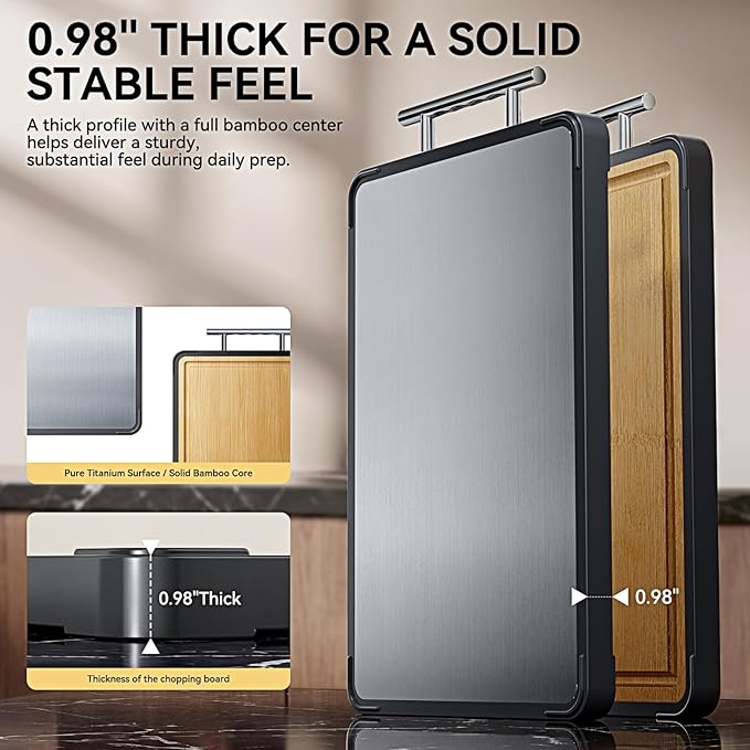 Mothers Day Gifts, Titanium Cutting Board - Image 3