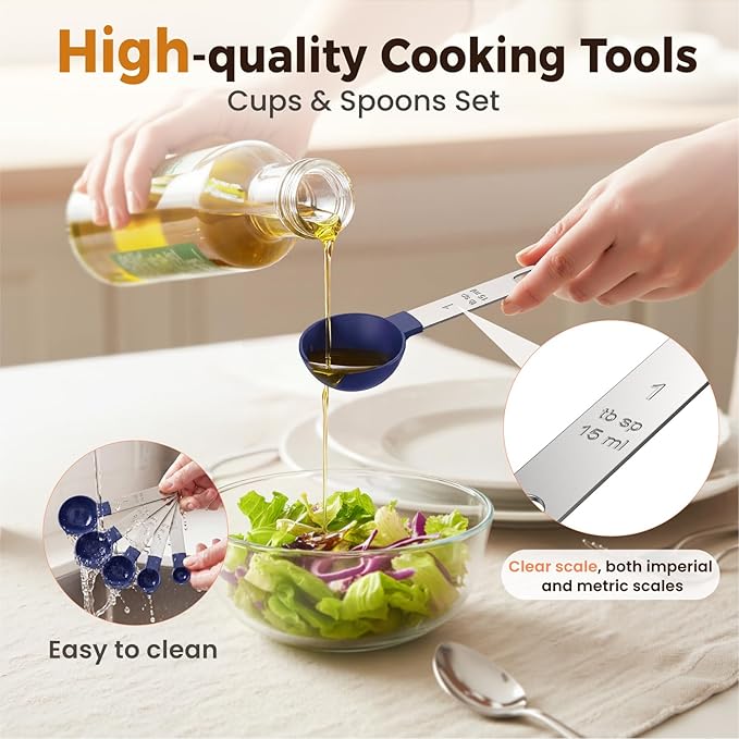 16PCS Measuring Cups and Spoons Set, Measuring Spoon Set - Image 6