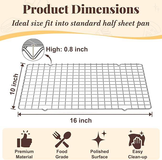 Cooling Racks for Cooking and Baking - Image 2