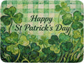 St Patrick's Day Shamrock Dish Drying Mat by Aytipun