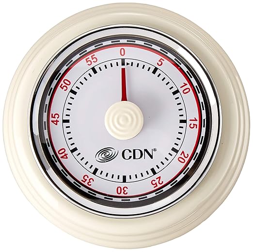 CDN Compact 60 Min Mechanical Timer-White - Image 2