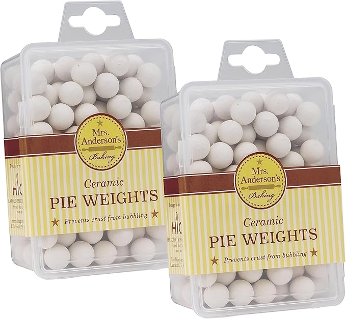 Mrs. Anderson's Baking Ceramic Pie Crust Weights, Natural Stoneware, by MrsAndersonsBaking