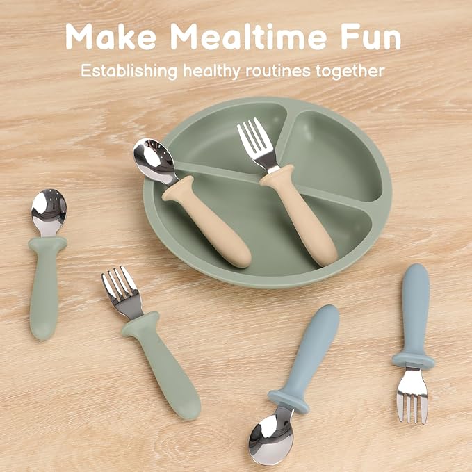 Eascrozn Toddler Utensils, 6 Pack kids Silverware Set - Image 6