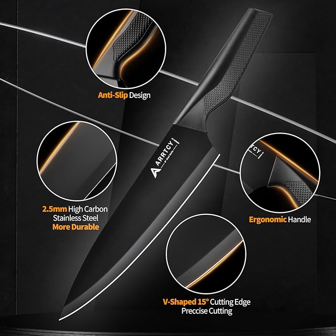 Knife Set with Block - Image 3