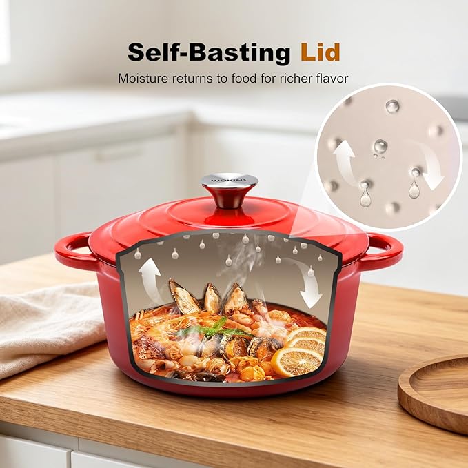 Enameled Cast Iron Dutch Oven - Image 4