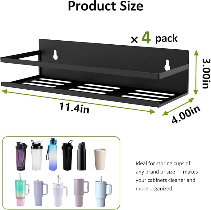 SMRCAD 4 Pack Magnetic Water Bottle Holder - Image 4