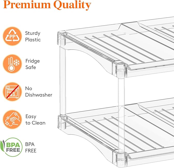 Lifewit Stackable Bottle Storage Organizer, Large Slot Water Bottle Tumbler Cup - Image 6