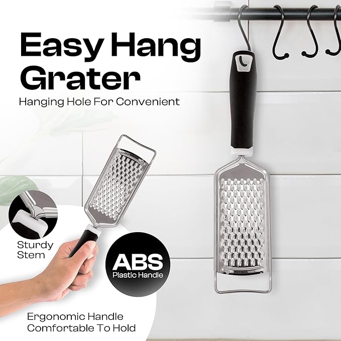Handheld Cheese Grater & Cheese Shredder – Stainless Steel, Rust-Proof - Image 8