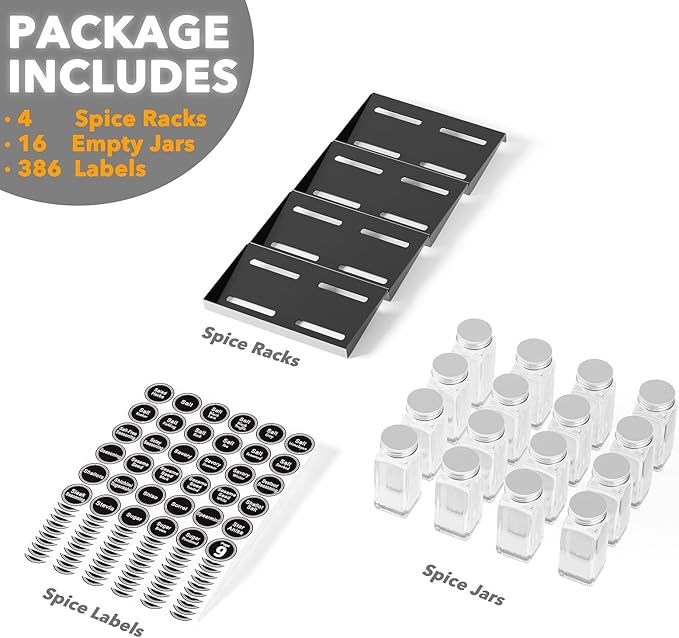SpaceAid Spice Drawer Organizer - Image 5