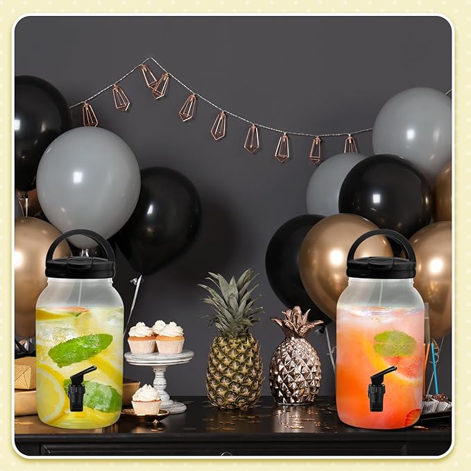 Havawish 2 Pcs 1 Gallon Plastic Beverage Dispenser - Image 6