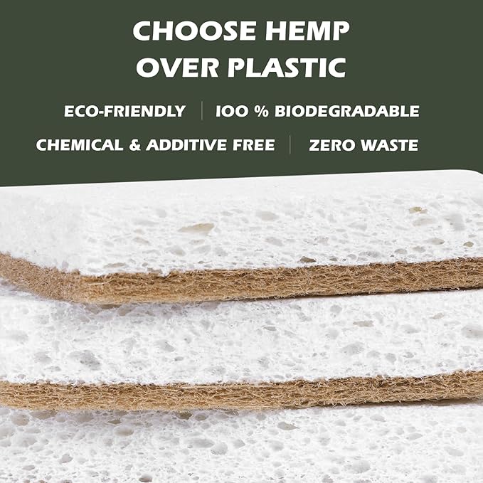 Isshah Plant-Based Kitchen Sponges - Image 3