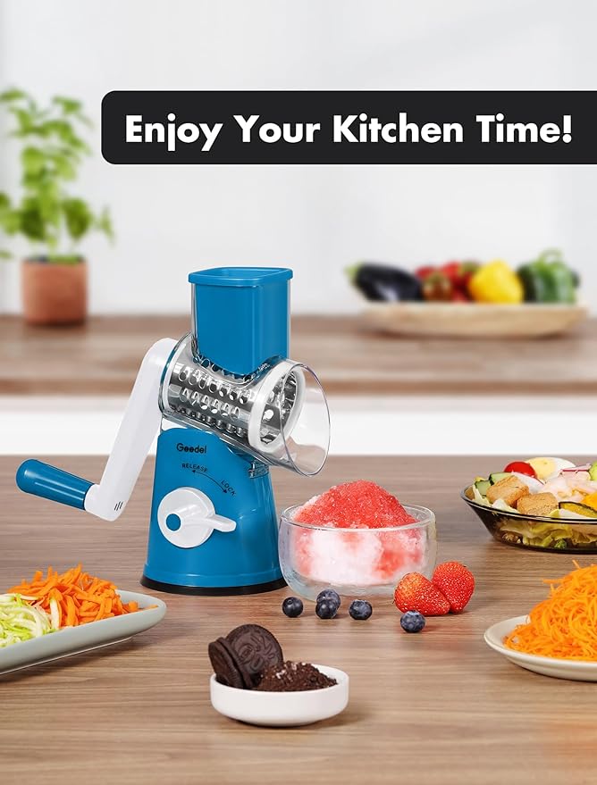 Geedel Rotary Cheese Grater Cheese Shredder - Image 8