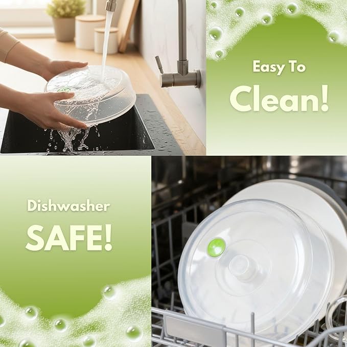 Flexzion Microwave Plate Covers Set of 5 - Image 5
