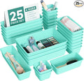BiuLeon 25 PCS Plastic Drawer Organizers Set, 4-Sizes Vanity and Makeup by Unknown