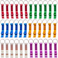 36 Pieces Colored Aluminum Bottle Opener, Soda Beverage Beer Bottle Opener by MTOMDY
