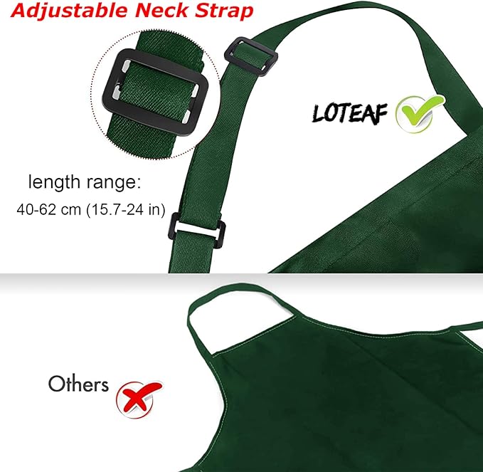 4 Pack Chef Apron, Waterproof Apron, Adjustable Apron - Image 6