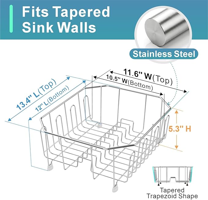 GSlife Small in Sink Dish Drying Rack - Image 3