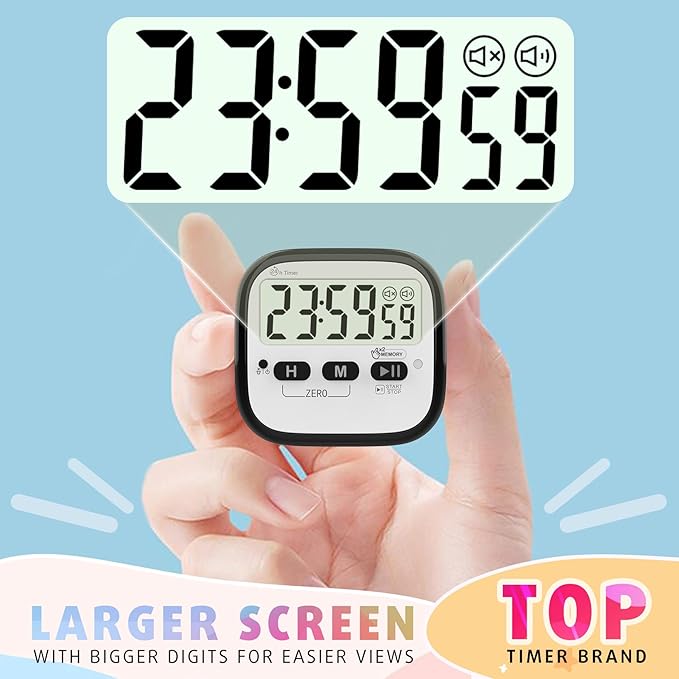 AyayaBoss 2-Pack Magnetic Kitchen Timers - Image 5