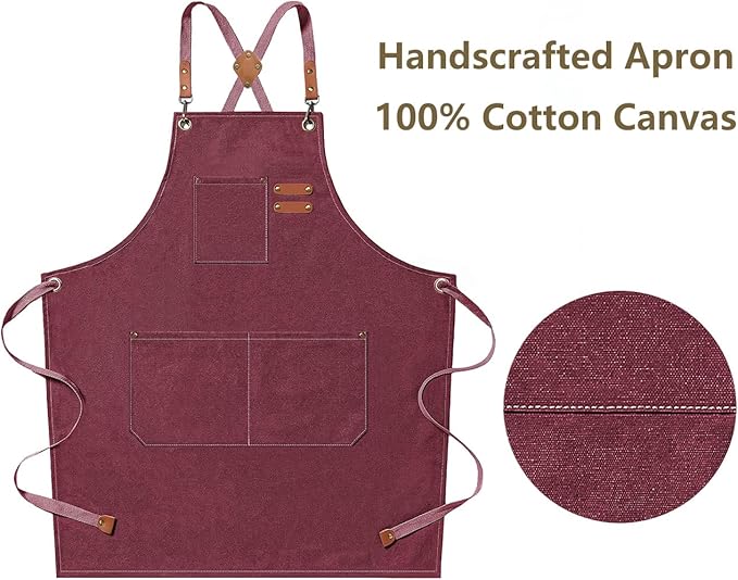 AFUN Chef Aprons for Men Women - Image 5