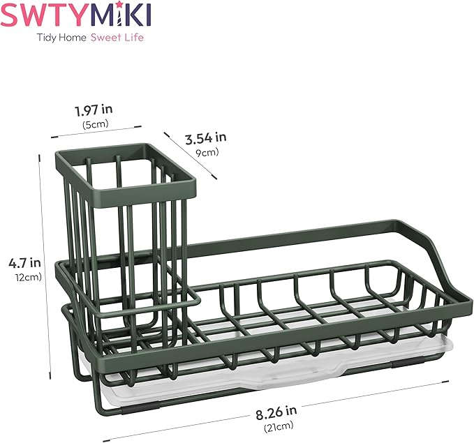 SWTYMIKI Sink Caddy Sponge Holder - Image 7