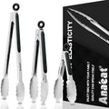 Anaeat Premium Kitchen Locking Tong Set of 3 by Anaeat