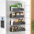 HuggieGems 4 Pack Magnetic Spice Storage Rack Organizer by HuggieGems