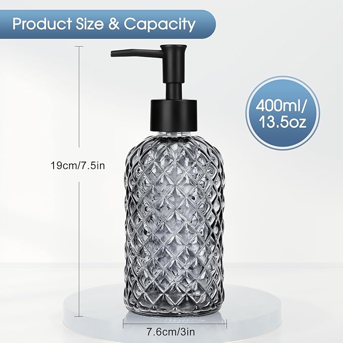 Topsky Gem Glass Soap Dispenser - Image 5