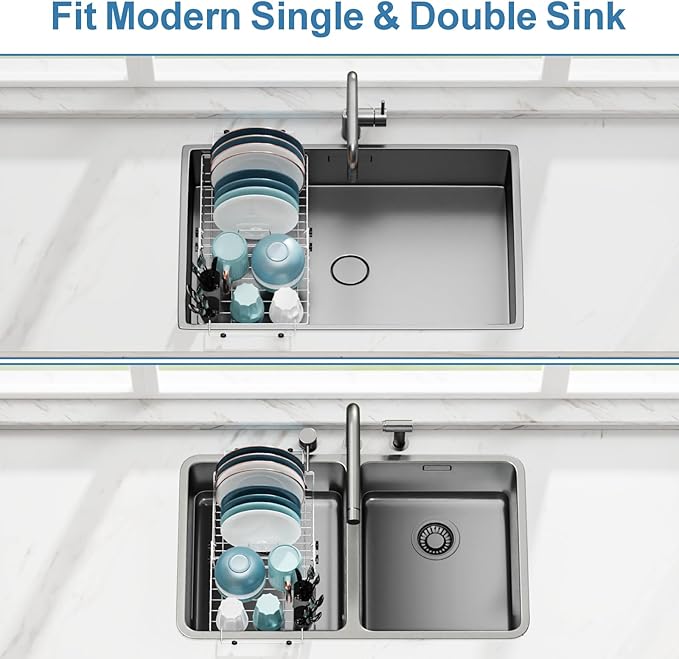 GSlife Over Sink Dish Drying Rack - Image 8
