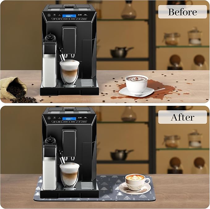 Bloss Coffee Mat, Christmas 12"x19" Bar Mat - Image 4