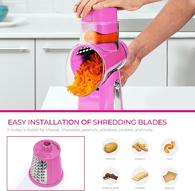 SUSTEAS Rotary Cheese Grater - Image 5